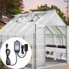 Digital Temperature Controller 1100W 110V for Greenhouses Mushroom Cultivation Home Brewing Heating with Accurate Digital Display