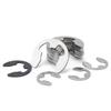 10/ 50/ 100pcs 304 Stainless Steel/ 65# Mn Steel E Clip Circlip Retaining Ring Washer M1.2 M1.5 M2 M3 M3.5 M4 M5 M6 M7 M8 to M13