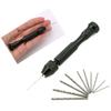 Craft Mini Manual Set 1 Drill For Sharp Hss Micro Mini Twist Drill Bits Epoxy Steel Pin Vise Hand Drill With 10 Drill Bi