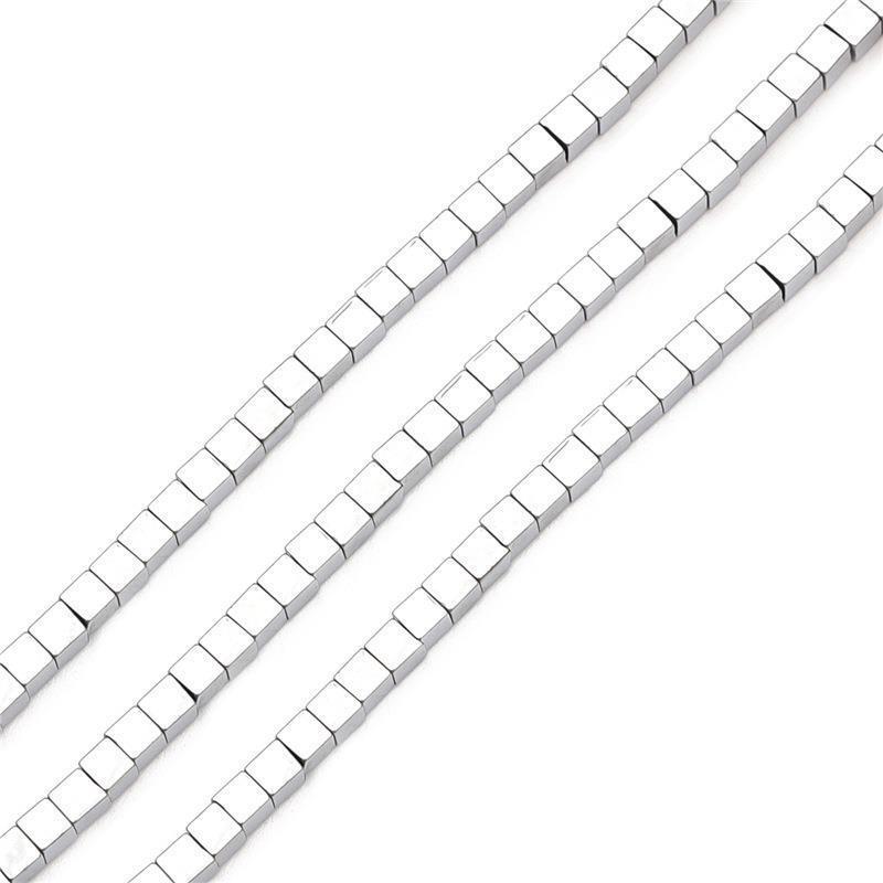 

Бусины-кубы из черного желчного камня с гальваническим покрытием ручной работы для самостоятельного изготовления ювелирных изделий 4x4mm, 98 pieces/pack