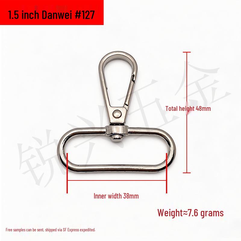 Zinc Alloy Metal Dog Leash Buckle and Luggage Strap Hook