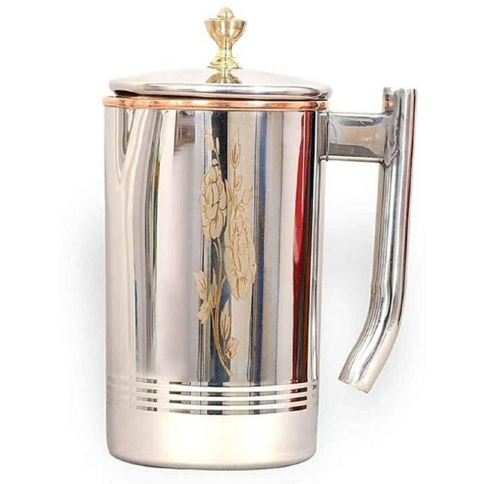 

Медный, стальной кувшин для воды 1,5 л