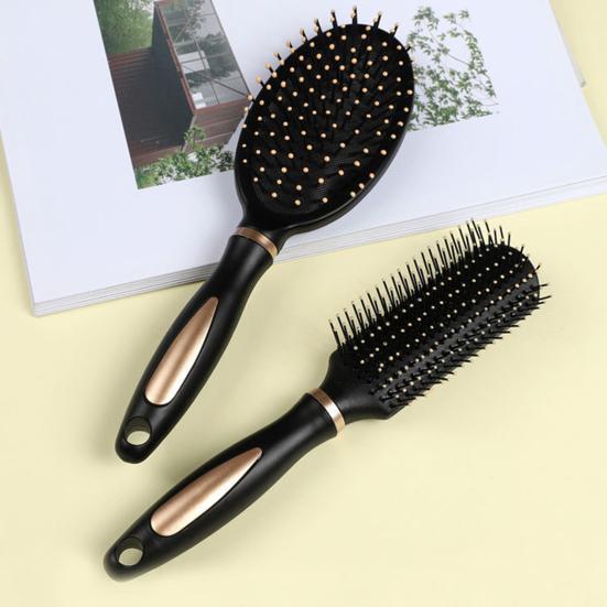 Air Cushion Hair Brush for Women Scalp Massage Round Brush with Ergonomic Handle
