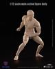 Scale Action Figure CRAZY FIGURE LT003 Male Movable Action Jointed Body and Head [TOYBARJAPAN] 1/12