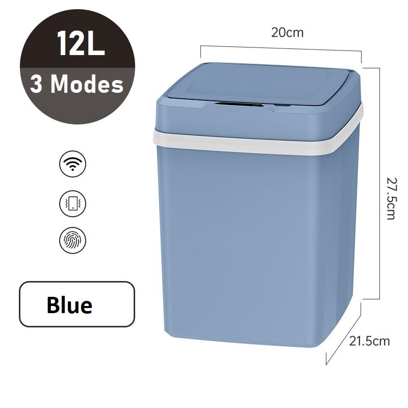 

12 л Автоматический интеллектуальный датчик мусорного ведра Роскошный индукционный датчик мусорного ведра для ванной комнаты туалета кухни мусорная корзина может Battery