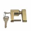 Zinc Alloy Trailer Hitch Coupler Lock For Locking Hauling Security Towing Tow Bar 2 Keys Rust-resistance Anti-theft Hard-wearing