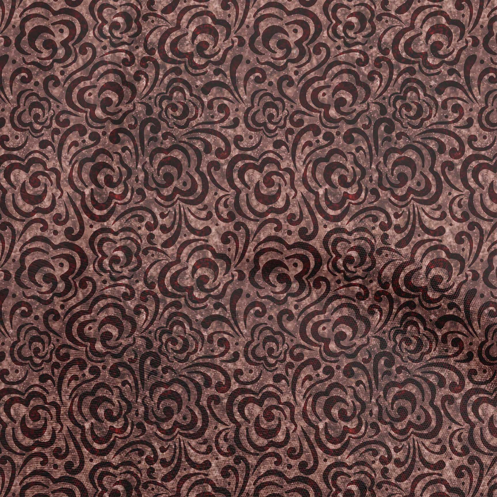 

oneOone Темно-зелена тканина Cotton Flex Aian Batik Швейні ремісничі проекти Принти на тканині 40 дюймів 42 Inch Wide - Viscose Chiffon коричневий