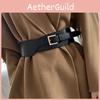 Stylish And Versatile Black Elastic Waist Belt For Women Perfect For Dresses And Coats