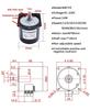 Motore Sincrono a Magneti Permanenti 60KTYZ AC 110V 220V 14W 50Hz Micro Ingranaggi Bassa Velocità 2.5 5 10 15 20 30 50 60 80 110 giri/min