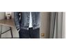 Men's Ripped Embroidered Denim Jacket - Loose, Trendy Spring & Autumn Casual Long-Sleeve Coat by Tide