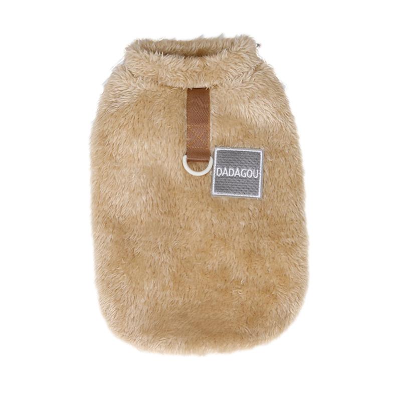 

Мягкое коралловое флисовое пальто для собак, куртка с D-образным кольцом, одежда для маленьких собак, одежда для щенков, одежда для чихуахуа, йоркширской породы, товары для домашних животных XL хаки