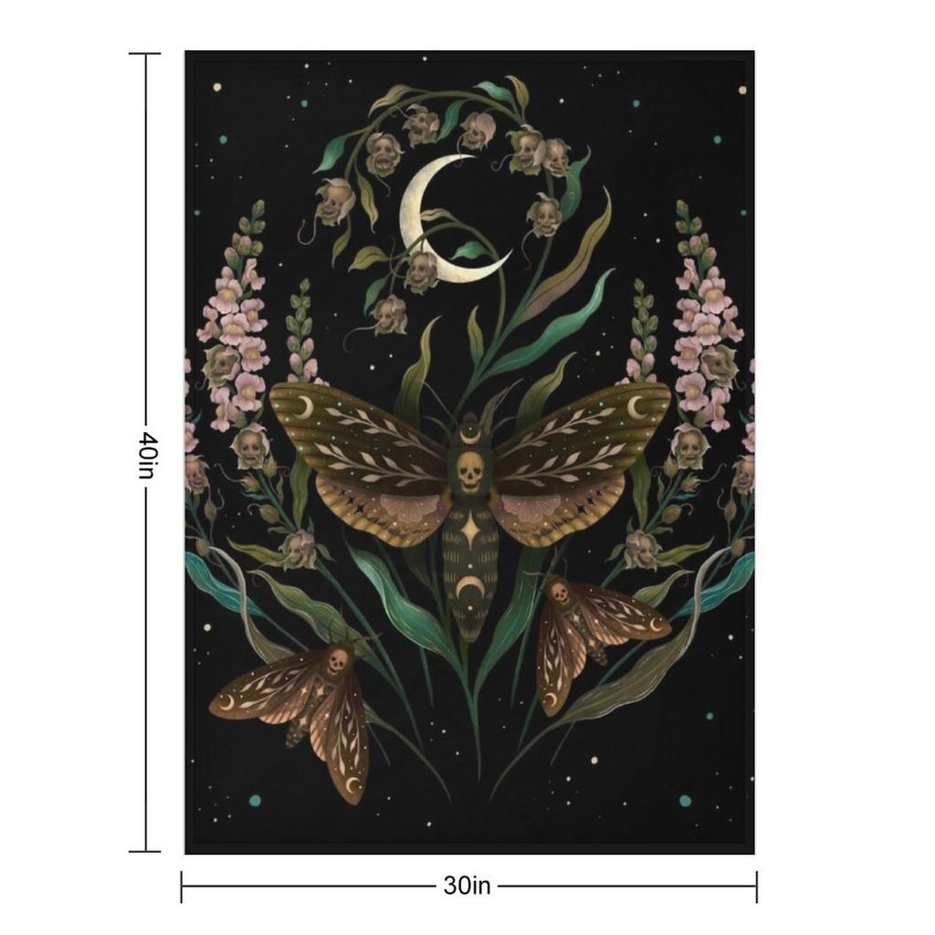 Death's Head Throw Blanket Sofas Luxury Thicken Beach Custom Blankets
