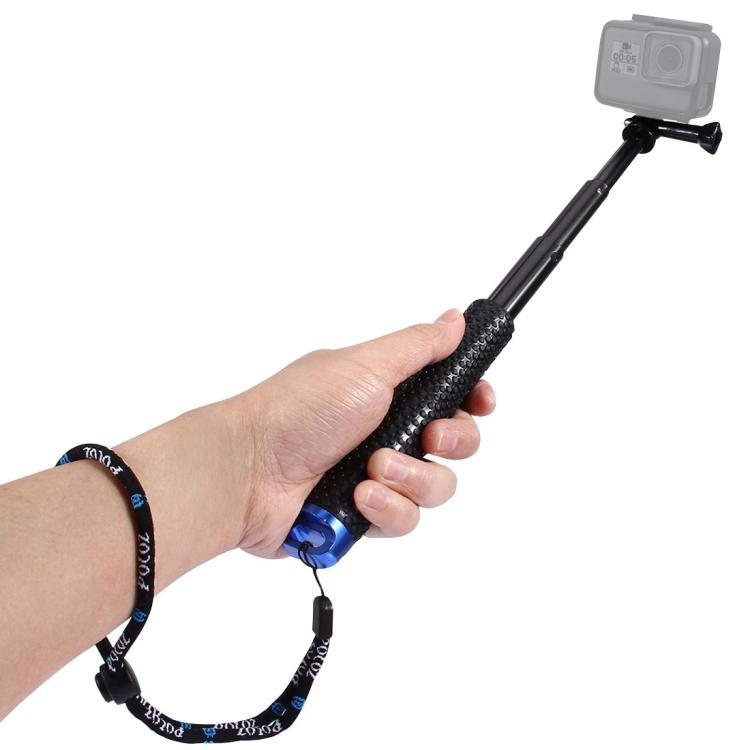 PULUZ Perche Monopode Extensible à Main pour GoPro, Insta360, DJI et Autres Caméras d'Action, Longueur: 19-49cm