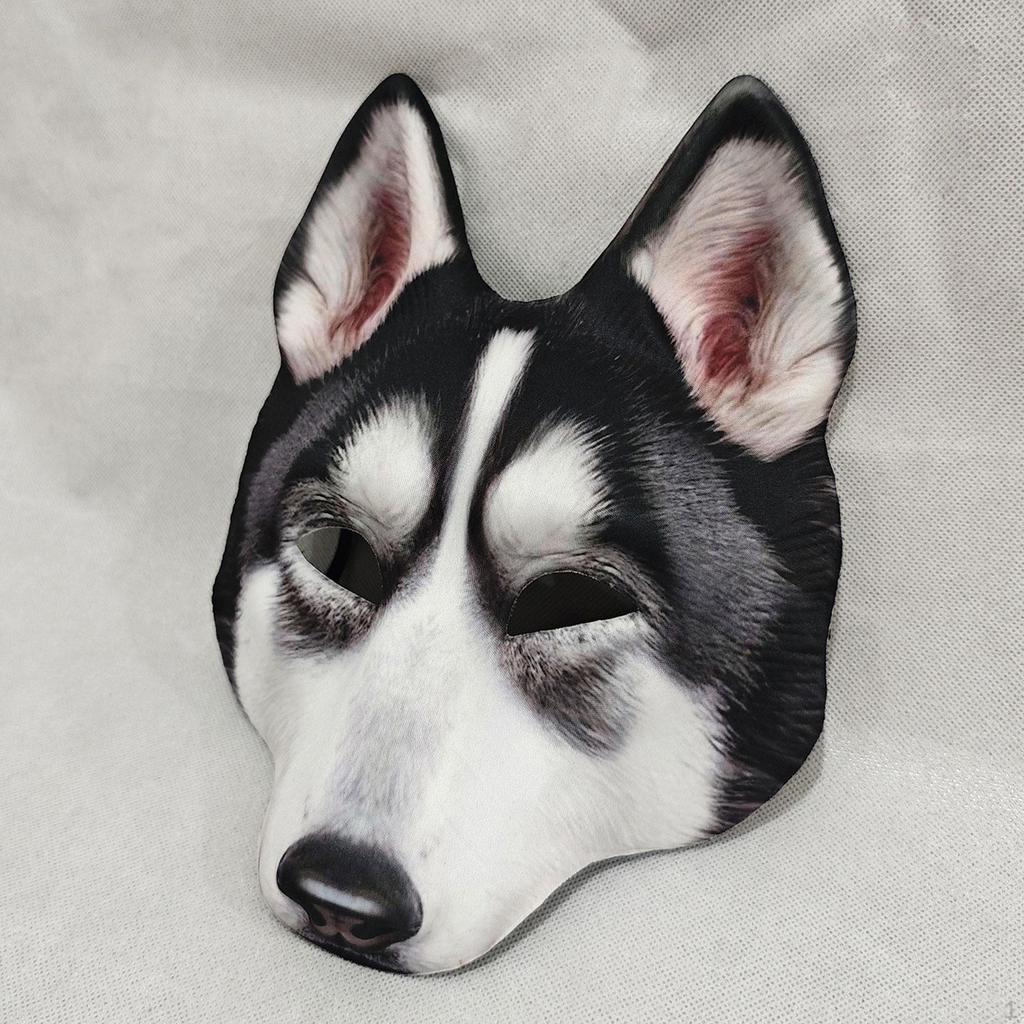 Husky Dog Mask 3D Animal for Drama Performance Masquerade Proms Cosplay