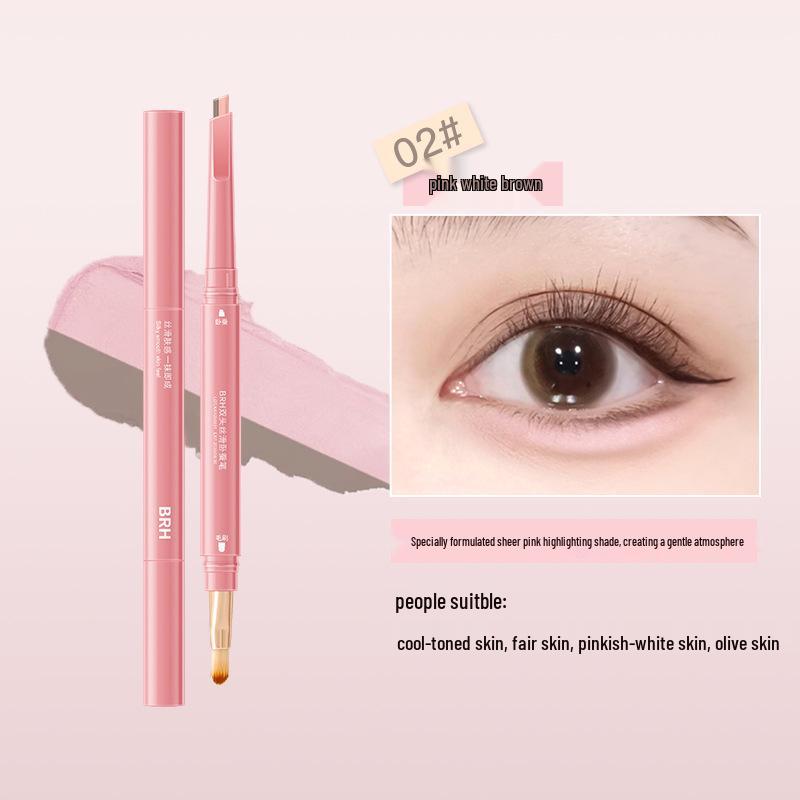 Natural Lift & Highlight Dual-Ended Eyebag Pencil: Easy Color, Brightening, Waterproof & Sweatproof