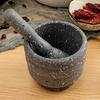 Manual Plastic Mortar And Pestle Set Garlic Herb Spice Grinder Crusher Bowl Kitchen Smashing Tool for Guacamole Seasonings Paste Ginger
