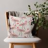 Leaf Flamingo Pillow Case Plush Fabric Soft Double Sided Print Sofa Cushion Cover Throw Pillow Covers