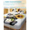 1 Cartoon Cute Animal Panda Digital Printed Frosted Fitted Sheet,bedroom Printed Bed Cover,bedding(No Pillowcase)
