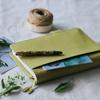 Hobonichi Techo A5 Obal Šalvějově zelená Kůže Plánovač Japonsko