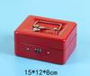 Practical Mini Petty Cash Money Box Stainless Steel Security Lock Lockable Safe Small Fit for House Decoration 3 Size