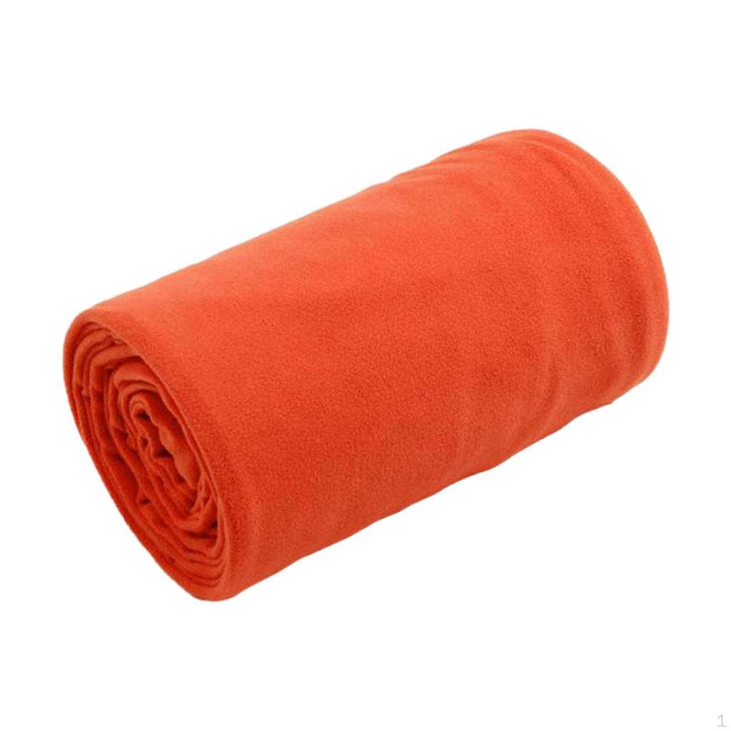 Fleece Sleeping Bag Liner Blanket Lightweight Warm Thermal for Outdoor Activities
