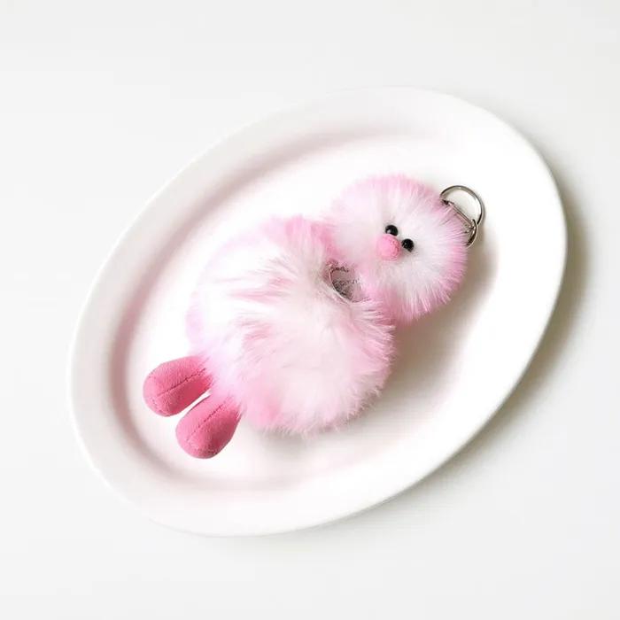 Mini Bird Keyring - Strawberry Sherbet