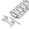 High Quality 20mm 22mm Stainless Steel Watch Strap Arc Curved Metal End Watch Bands for Men Women Bracelet Watch Accessories