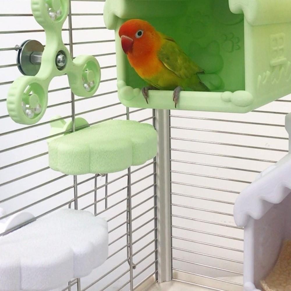 Bissfester Papageienständer Verschleißfester Schnabelschleifständer Vogelzubehör Hüpfständer Wellensittich