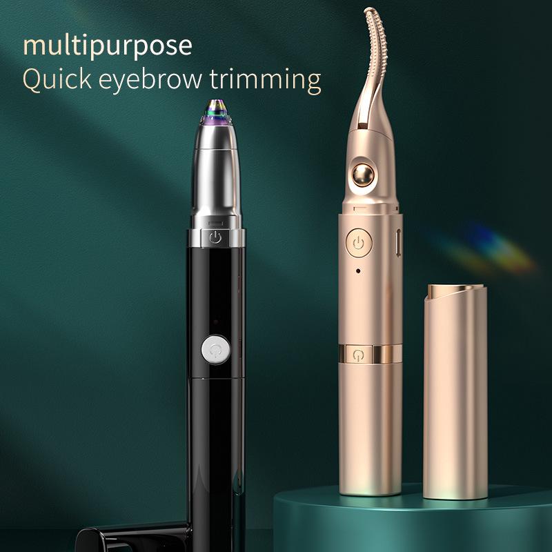 Portable Heated Eyelash Curler with Temperature Control