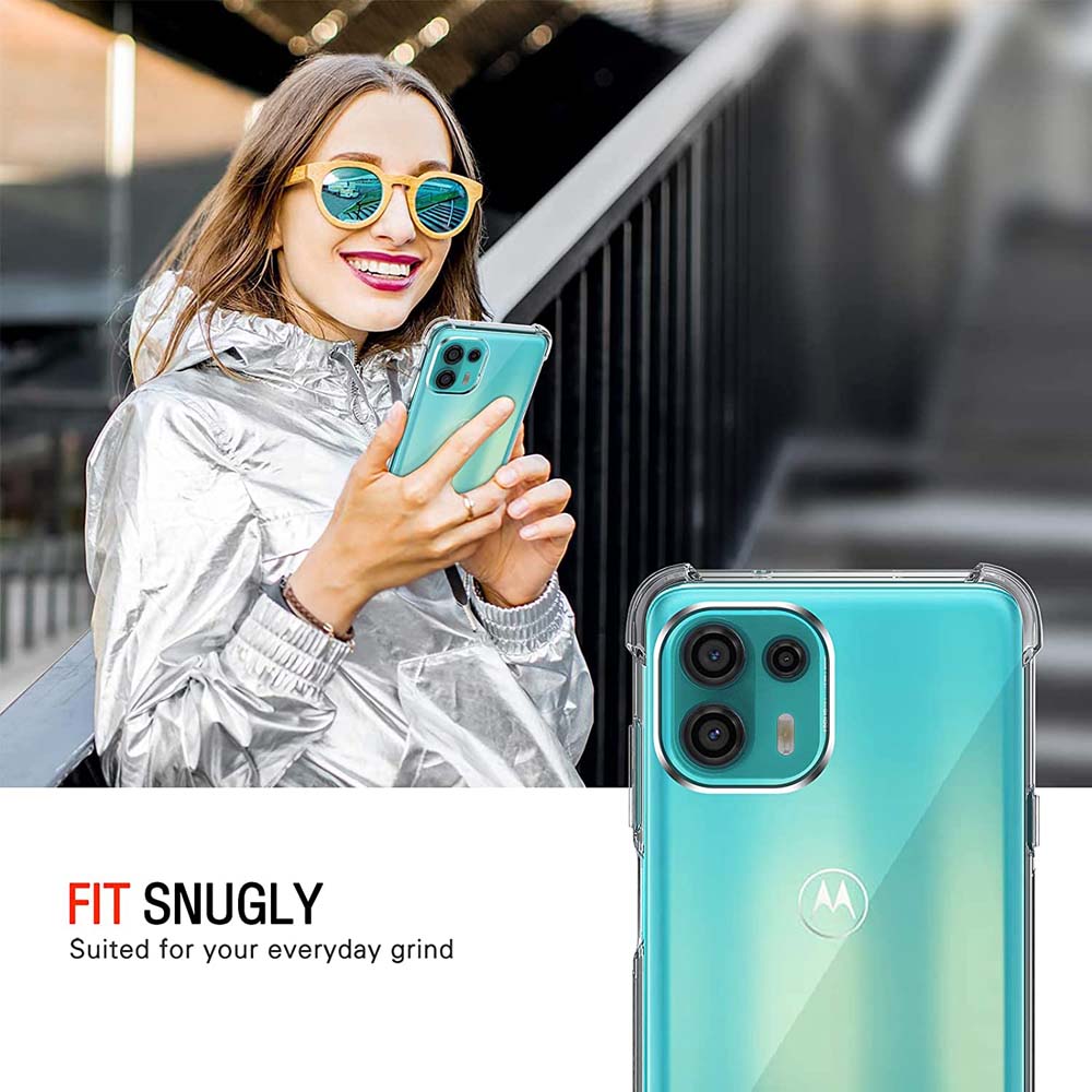 Thick Shockproof Clear Case for Motorola MOTO Edge 30 40 50 60 Fusion Edge30 Pro Edge40 Ultra Edge 50 Neo Soft Cover Case