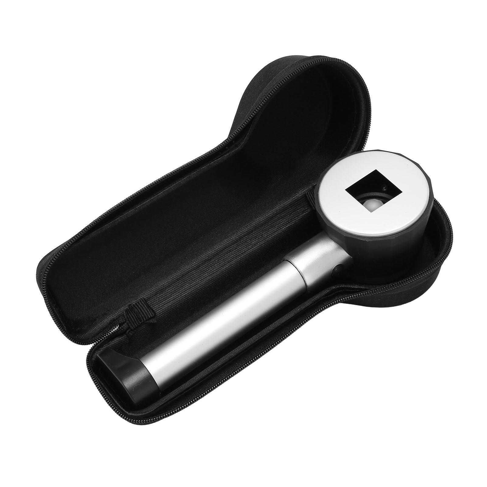 

Ручна 10-кратна лупа, 3 світлодіоди, оптичне скло зі шкалою вимірювання, ювелірне збільшувальне скло