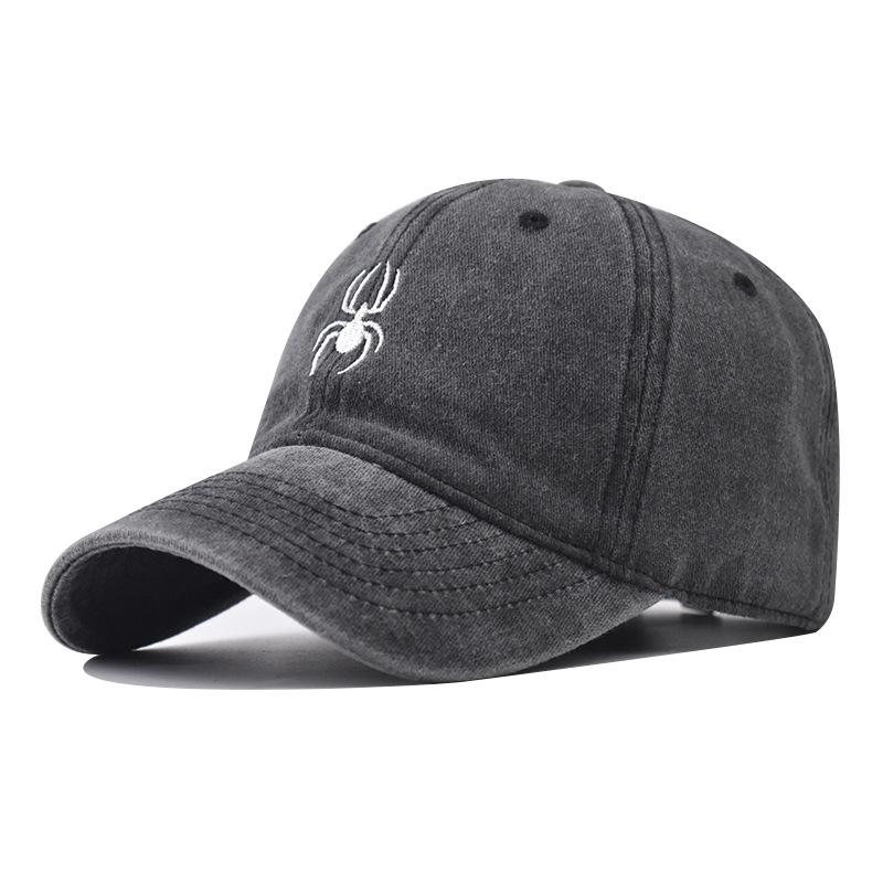 Cotton personalized spider embroidery baseball cap spring new personalized embroidery cap
