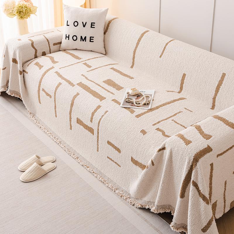 Sofa Cover Cloth Anti-Scratching Sofa Cover Cream Style Four Seasons Universal Non-Slip Full Cover Towel All-Inclusive Universal Sofa Cover