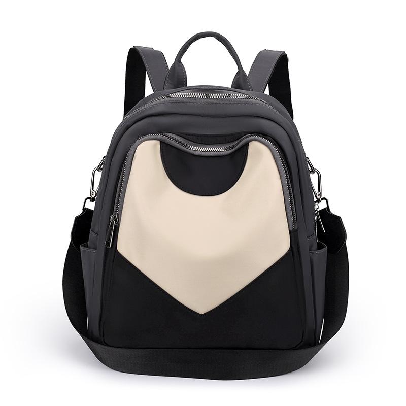 Schoolbag commuter simple backpack women's high sense niche 1011 new large-capacity bag fashionable versatile casual backpack