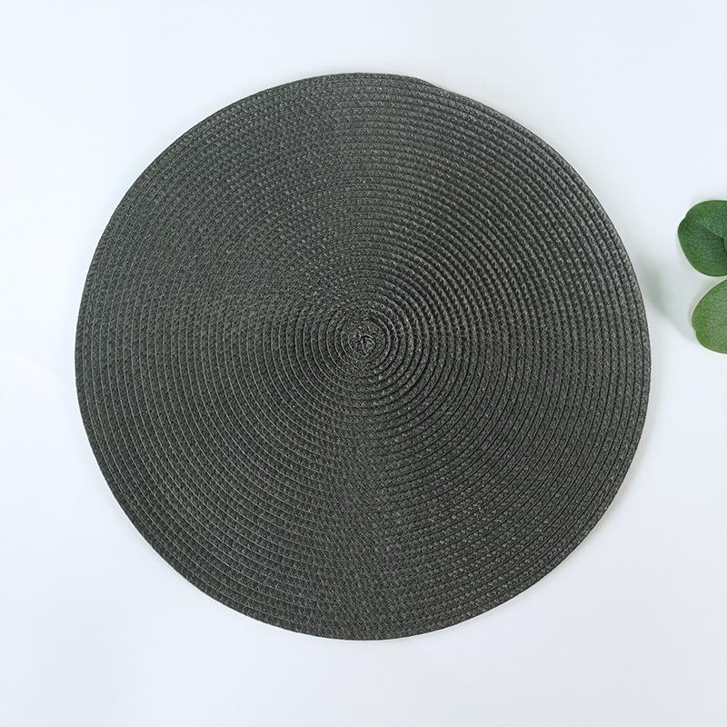 Hand-Woven Multi-Color Placemat: Insulated, Disposable, Decorative Coaster Mat