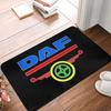DAF Truck Floor Mat Washable Non-Slip Living Room Sofa Chairs Area Mat DAF Pattern Carpet Rug Kitchen Welcome Doormat