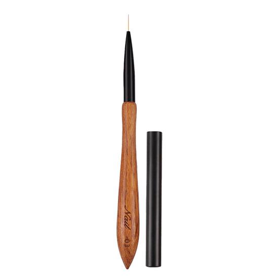 Sandalwood Nail Classic Brush Handle Japanese-style Ergonomic Art Design Eco-friendly Nail Art Brush