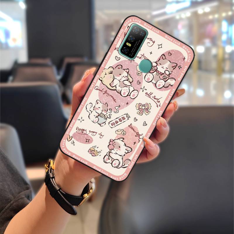 Full Wrap Anti-knock Phone Case For Doogee N30 Graffiti Shockproof TPU Back Cover Cute Silicone Anti-dust Fashion Design