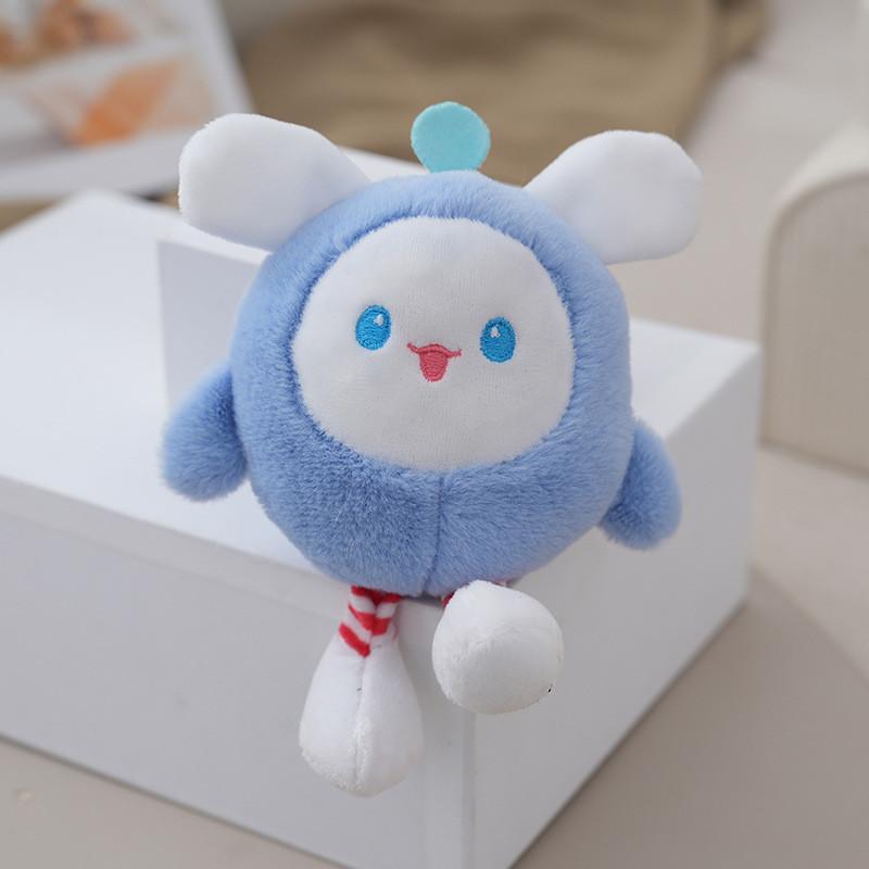 Adorable Plush Cat Keychain Cute Stuffed Animal Doll For Bags And Keys