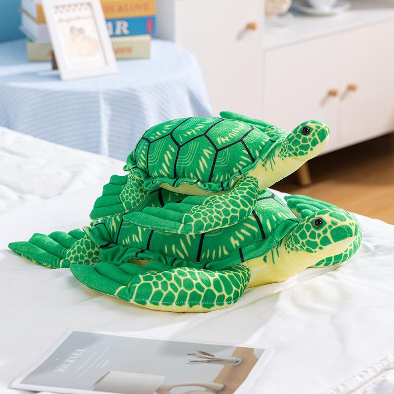 Plush Sea Turtle Pillow - Aquarium Souvenir Doll Gift