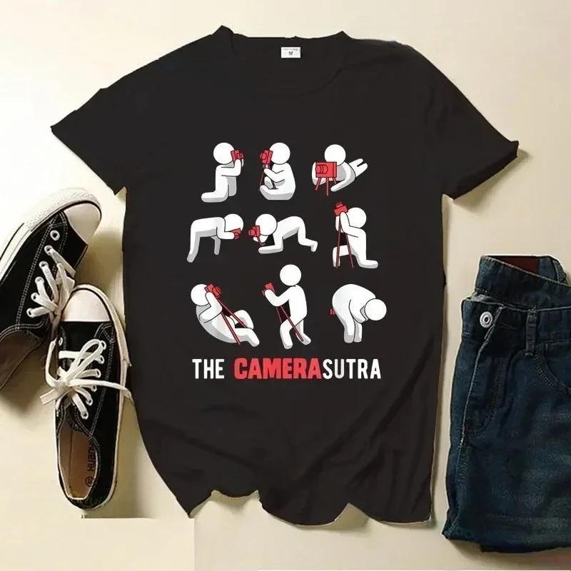 

Футболка с фотографическим искусством для женщин, увлеченных фотоаппаратами, женская футболка с принтом, футболка с рукавами, куртка 4XL