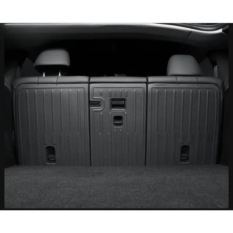For Tesla Model Y Juniper 2025 Front Rear Trunk Mats TPE Lower Storage Box Pad Protective Cover Cargo Liner Trunk Tray Floor Mat