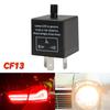 12.8V 3Pin Adjustable LED Flasher Relay Turn Signal Lights LED Flashing Converter Tool Electronics Regulator Kit Auto Motorcycle