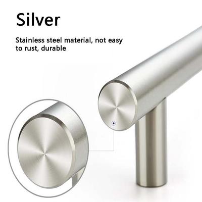 2/5 Piece 5-inch Stainless Steel Handles, Cabinet Hardware, Easy To Install, Suitable for Cabinets, Drawers, Wardrobes