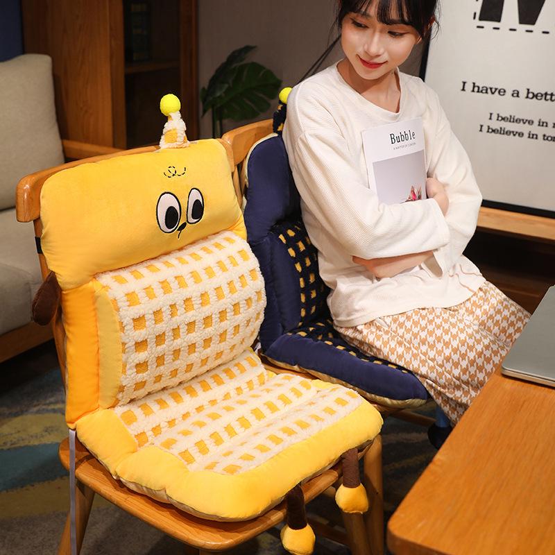 Autumn/Winter Soft Seat and Backrest Cushion for Office Chair or Student Stool