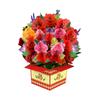 Paper Flower Bouquet Card Forever Flower Bouquet 3D Pop Up Greeting Cards For Valentines Day Graduation Day