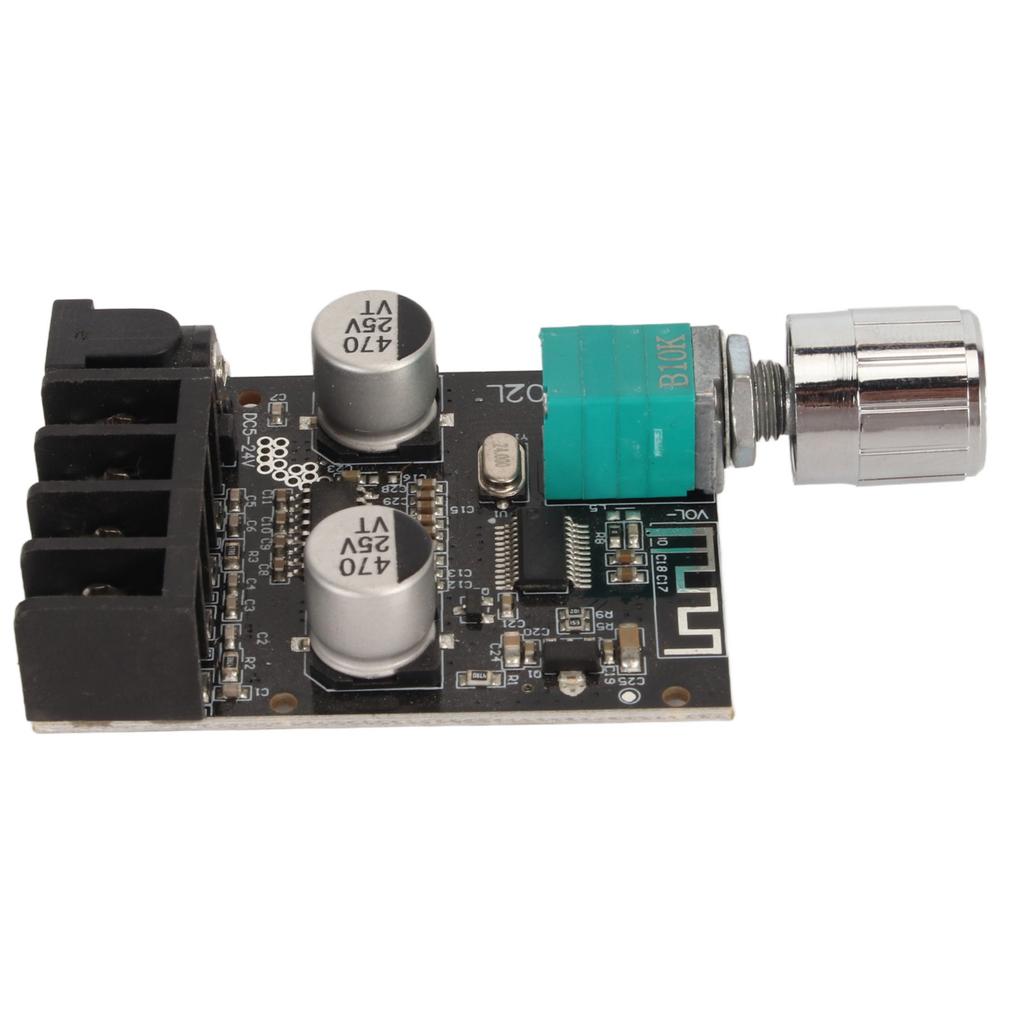 Digital Power Amplifier Board Mini Stereo Bluetooth5.0 Amplifier Board Module Dual Channels Power Amplifier Board