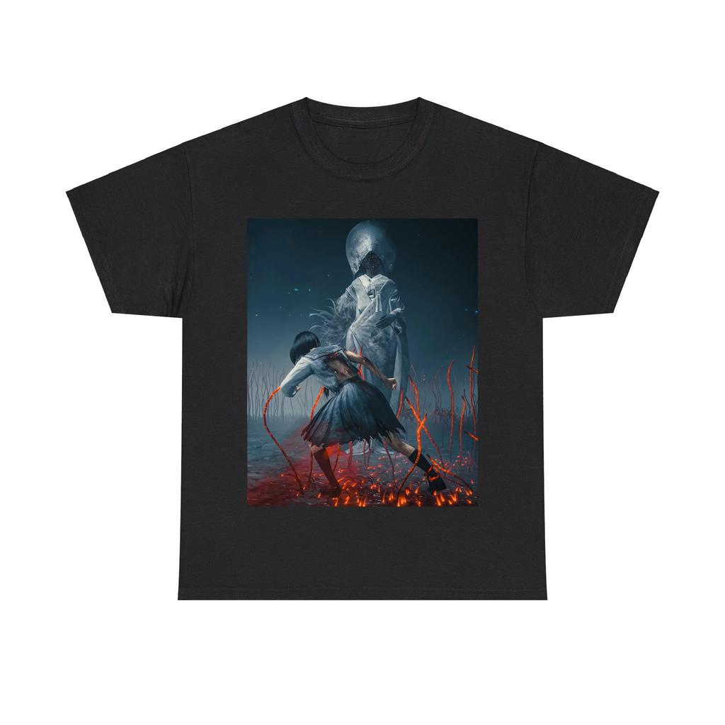 New  Horror GameSilent Hill F Graphic Printed Tshirt Gaming Lover Unisex T Shirt Vintage Men Women Cotton Tee Harajuku Y2k Tops