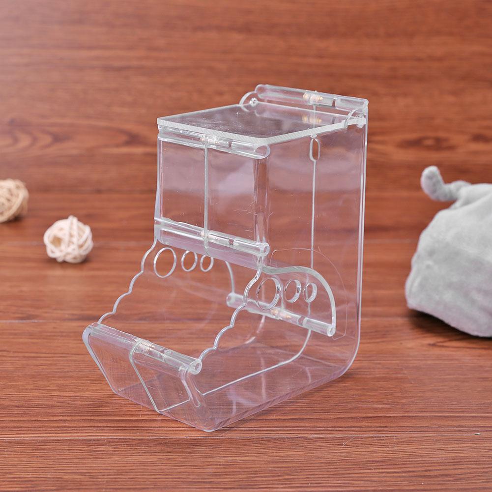 Hamster Automatic Transparent Food Feeder Samll Animal Food Bowl Pet Supplies