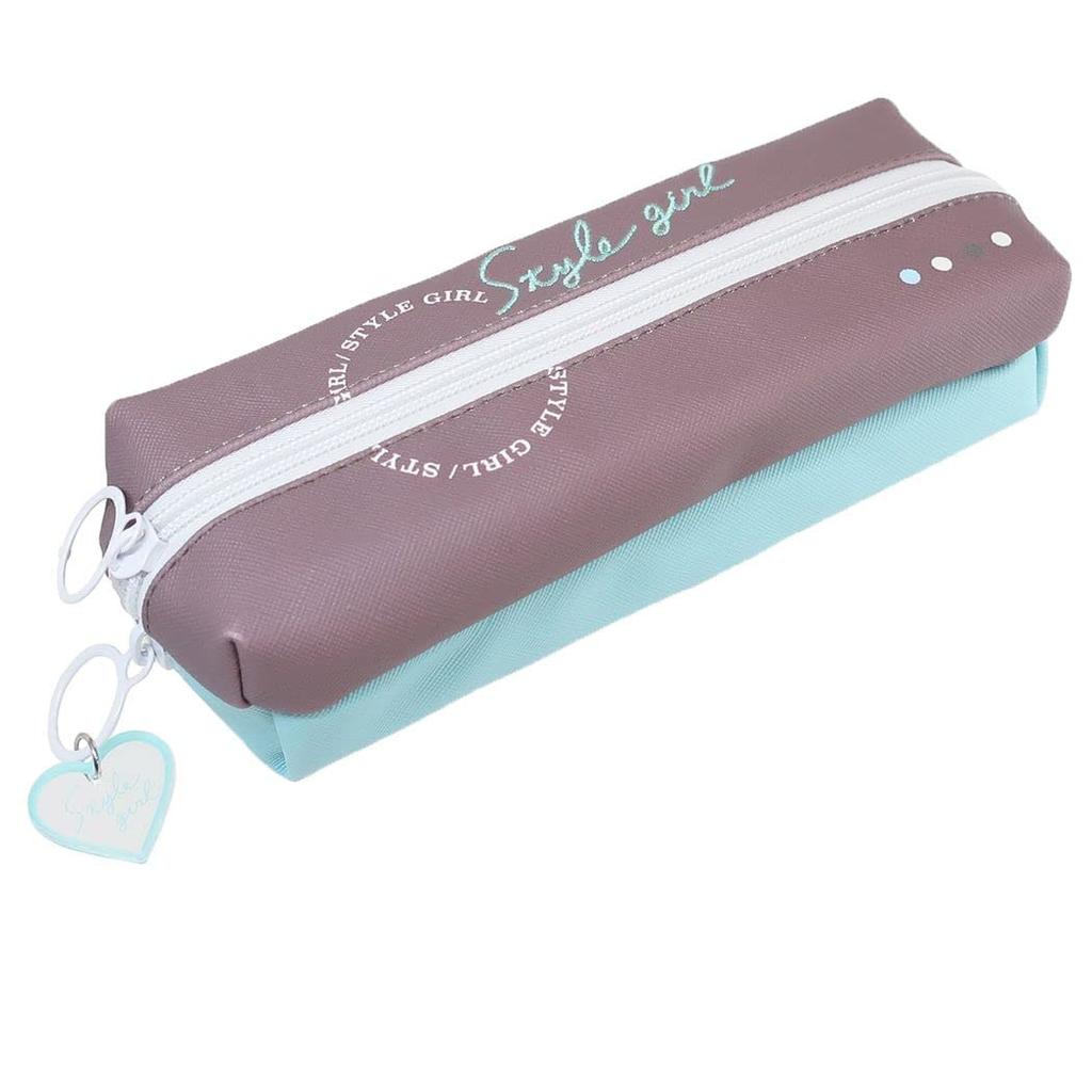 Pencil Case Pen Style New Student [2-Room Case] Girl/Weekday